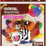 Tiger Medium Balloons (1 pack 50 pcs )