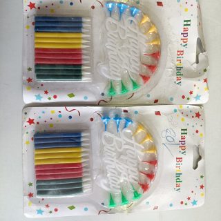 Birthday Header Candles