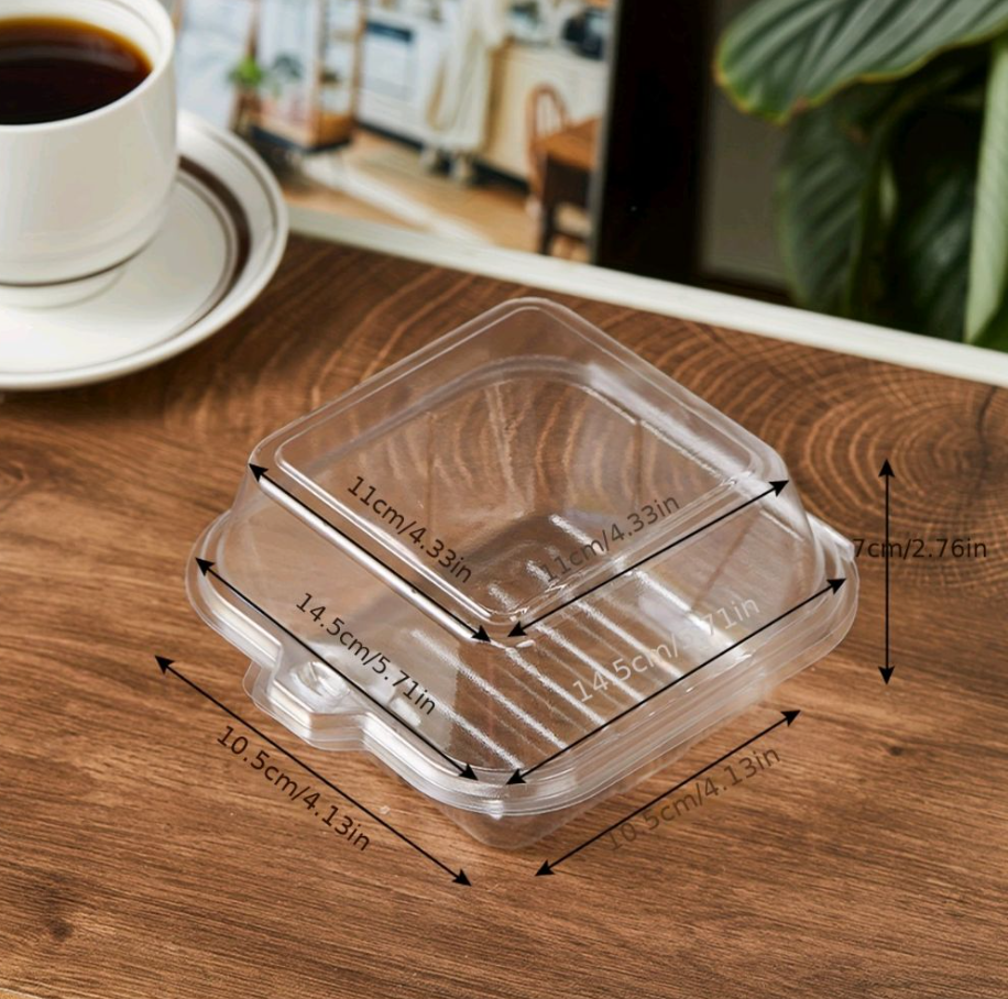 PVC Bento Box` (pack of 10)