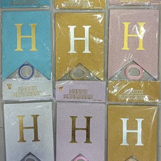 Glitter Happy Birthday banner